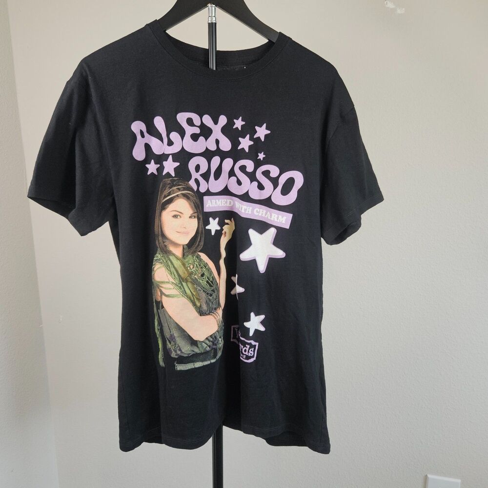 Disney Alex‎ Russo Wizards of Waverly Place Tee Womens Large Selena Gomez Y2K
